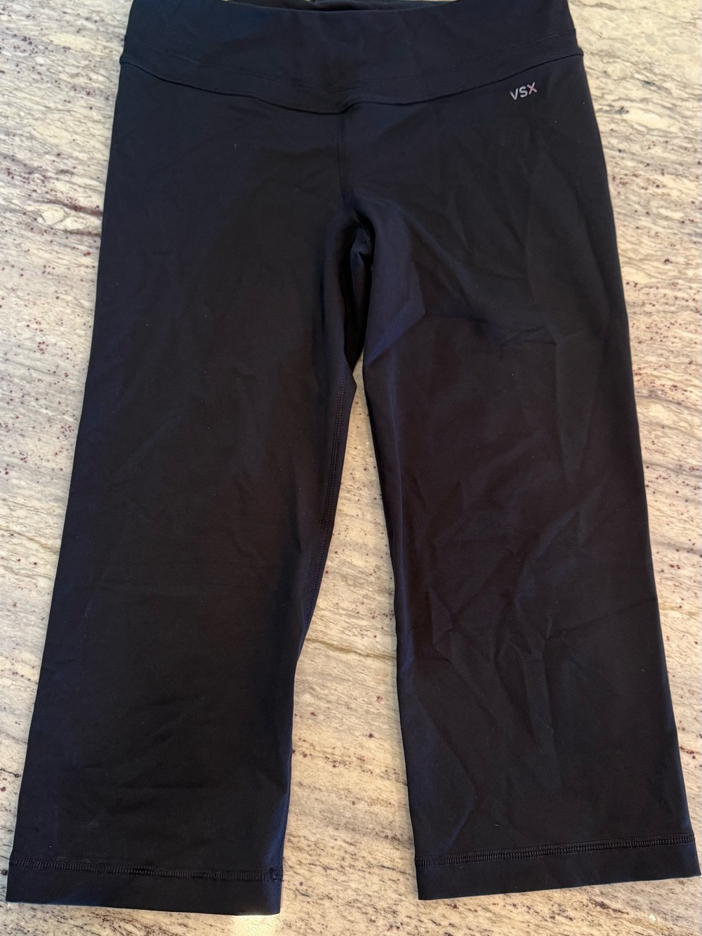 VSX Black Cropped Athletic Leggings